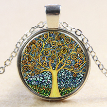 Tree Of Life Pendant Steampunk Choker Necklace Retro Time Stone Necklace Charm Size 2.5cm 2024 - buy cheap