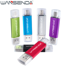 WANSENDA OTG USB Flash Drive 128GB 256GB Micro USB Stick Pen Drive 16GB 32GB 64GB Pendrive 2 in 1 Dual Drive Memory Stick 2024 - buy cheap
