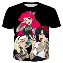 New arrive Punk Princess  t shirt men women 3D printed novelty fashion tshirt hip hop streetwear casual summer tops 2024 - buy cheap
