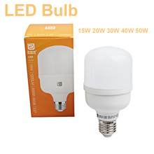 LED Bulb Lamps 220V Led Light Bulb Smart IC E27 Real Power Cold Light 15W 20W 30W 40W 50W High Bright Lampada LED 2024 - buy cheap