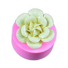 3D Peny Flower Big Size Silicone Soap Mold Making for DIY Fondant Cake Craft Handmade Soap Craft Molds Resin Mold 2024 - buy cheap