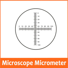 Vidrio DIV de 0,1 MM, lente de escenario, escala deslizante, medidor de micrófonos, regla de calibración para microscopio 2024 - compra barato