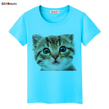 bgtomato Big head Plush cat t-shirt funny top 3d printed t-shirts brand new clothes cheap sale t shirt women cool shirt top tees 2024 - buy cheap