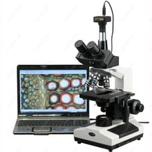 Составной Микроскоп -- AmScope поставляет 40X-2000X ветеринарный доктор клиника составной Микроскоп + 14MP цифровая камера 2024 - купить недорого