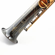 Saxofone soprano frança instrumentos musicais de alta qualidade, instrumento de sopro bb r54 preto, níquel, ouro 2024 - compre barato
