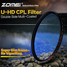 Zomei 40,5 мм CPL Pro Slim HD 18 слоев супер Многослойное оптическое стекло MC-CPL Циркулярный поляризационный фильтр объектива 40,5 мм 2024 - купить недорого