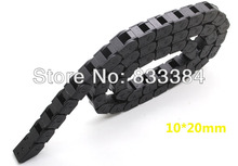 2pcs Cable drag chain wire carrier 10x20 length 1000mm/1M/1meter  with  end connectors free shipping 2024 - buy cheap