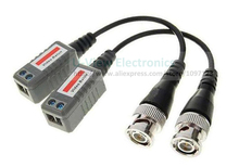 Video Balun Twisted Video Balun Passive Transceivers CCTV UTP BNC Cat5 Coaxial Cable Adapter/Free Shipping/2PAIRS 2024 - buy cheap