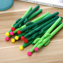 48pcs/lot Korean creative cute cartoon cactus shape school gel pen unisex pen water ink sign pen students tool promotion gift 2024 - buy cheap