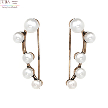 New 2019 Brand Stud Earrings New Design Unique simulated pearl Jewelry for Women Earrings jewelry 2024 - buy cheap