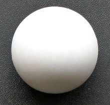 Bolas de futebol de plástico, novo 2 peças 36mm 1.42 "branco puro macio para mesa de futebol, bolas de bebê furball 07 2024 - compre barato