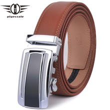 Plyesxale Men Belt Genuine Leather Belts For Men High Quality Brand Mens Dress Belts Stylish Original Automatic Waist Strap G27 2024 - buy cheap