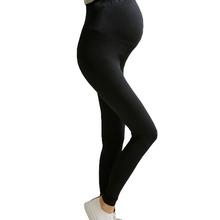 Leggings de algodón para mujeres embarazadas, ropa de maternidad, pantalones, Leggings, talla grande, Otoño, 2019 2024 - compra barato