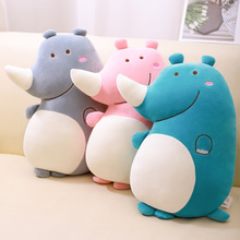 40CM Rhino Pillow Plush Toy Birthday Gift 2024 - buy cheap