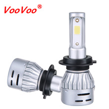 VooVoo H7 Led car bulb H11 led lights h7 72W 8000LM 8000K 4300K H11 9005 HB3 9006 HB4 H1 auto Automobile Headlights Bulbs 6000K 2024 - buy cheap