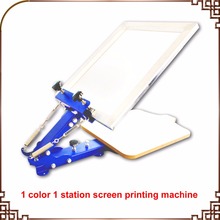 1 prensa de pantalla a COLOR máquina de serigrafía de escritorio manual de impresión de pantalla a un solo color 2024 - compra barato