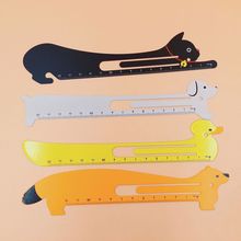 Novelty Cartoon Flexible Soft Straight Ruler 15cm Stainless Steel Rulers Kids Student Stationery 2024 - buy cheap