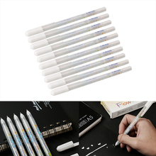 0.8MM White Ink Color Photo Album Gel Pen Stationery Office Learning Cute Pen Unisex Pen Wedding Pen Gift for Kids 2024 - buy cheap