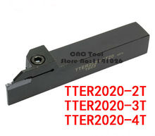 Herramientas de torneado de TTER2020-2T y TTER2020-3T, juego de varillas para insertos TDC2/TDC3/TDC4, torno, barra de perforación, 20mm, TTERE2020-4T 2024 - compra barato