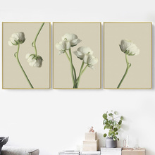 Fresh Green Leaf Flower  Nordic Posters And Prints Wall Art Canvas Painting Plant Wall Pictures For Living Room Home Decor 2024 - buy cheap