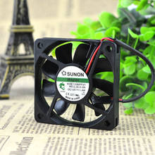 SUNON 6010 DC 12V 1.4W 60*60*10mm 6cm KDE1206PFV1 2-line/3-line Magnetic Levitation Hydraulic Silent Cooling Fan 2024 - buy cheap