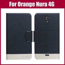 Hot Sale! Orange Nura 4G Case High Quality 5 Colors Fashion Flip Ultra-thin Leather Protective Cover Phone Bag 2024 - buy cheap