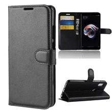 Чехол-Бумажник для телефона Redmi Note 5 Pro 5,99 дюйма с отделением для карт, кожаный чехол для Xiaomi Redmi Note 5 Pro 2024 - купить недорого