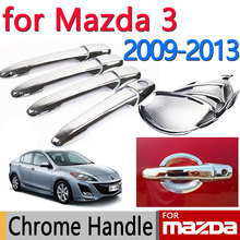 for Mazda 3 2009-2013 Accessories Chrome Door Handle Axela 2010 2011 2012 Sedan Hatchback Car Sticker Car Styling 2024 - buy cheap