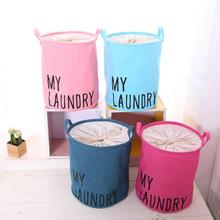 New multicolor MY LUANDRY Laundry Hamper Cloth Storage Baskets Home clothes barrel Bags kids toy storage organizer basket AU843 2024 - buy cheap