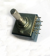 Interruptor de potenciômetro rh2702, eixo de metal, tamanhos de 8 pinos, duplo, 50k, 1 peça x 100k x 2 2024 - compre barato
