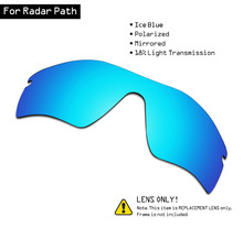 SmartVLT Polarized Sunglasses Replacement Lenses for Oakley Radar Path - Ice Blue 2024 - buy cheap