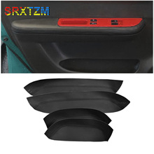 Srxtzm 4 pçs novo design de couro microfibra interior portas braço capa para suzuki swift 2005 2006 2007 2008 2009 2010 2011 2012 2024 - compre barato