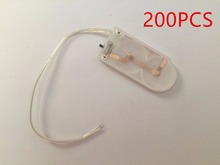 200PCS Clear CR2032 Button Coin Cell Battery Socket Holder Case With ON/OFF Switch 2024 - buy cheap