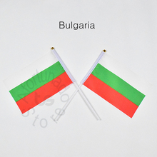 Bulgaria  14*21cm flag Banner  hand waving National flag Home Decoration flag banner 2024 - buy cheap