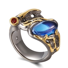Lançamento anéis de moda para mulheres feito com zircônia cúbica cor preta dourada anel de festa dropshipping 2024 - compre barato