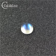 4mm Natural Moonstone Loose Stone for Jewelry DIY Light Blue Brilliance Moonstone Loose Gemstone 2024 - buy cheap