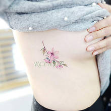 Водостойкие временные тату наклейки цветок тату наклейки флэш-тату поддельные тату боди-арт ручная нога для девушек женщин 2024 - купить недорого