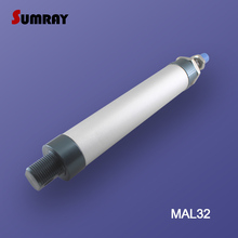 SUMRAY-cilindro neumático Tipo MAL, cilindro neumático de aleación de aluminio, diámetro de 32mm, 25/50/75/100/125/150/175/200/250/300mm 2024 - compra barato
