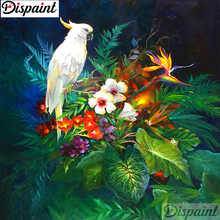 Dispaint Full Square/Round Drill 5D DIY Diamond Painting "Flower parrot" Embroidery Cross Stitch 3D Home Decor A10873 2024 - buy cheap