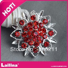 elegant flower  rhinestone brooch for wedding invitation 2024 - buy cheap