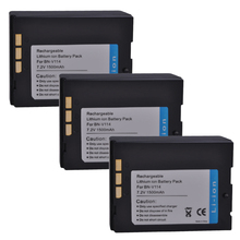 3pcs BN-V114 BNV114 BN V114 Battery for JVC GR-DVP1 GR-DX100EK GR-DX45 GR-DVP3 GR-DX106 GR-DX48 GR-DVP3 ST GR-DX107 Battery 2024 - buy cheap