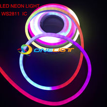 Tira de luces LED RGB WS2811 IC a todo Color, Flexible, LED neón, 5050, 60LED/M, para interior y exterior 2024 - compra barato