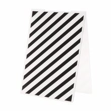 Plastic Embossing Folder Template for DIY Scrapbook Photo Album Card Paper Craft Diagonal Stripes-S001 2024 - buy cheap