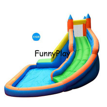 inflatable mini water slide with pool,Multi-Function 420D nylon oxford inflatable pool slides,inflatable bouncer slide 2024 - buy cheap