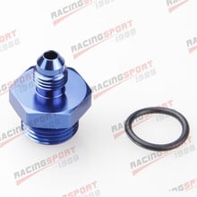 AN10 -10AN 10 AN Male Flare To -16 AN Straight Cut O-Ring Fitting blue 2024 - buy cheap