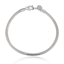 Menor fábrica lindo fashion elegante pingente de prata 3m pulseira de cobra para mulheres boa qualidade joia lindo h180 2024 - compre barato