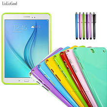 Case For SAMSUNG Galaxy Tab A 9.7" inch Tablet SM-T555 T550 T555c 555 550 TPU Gel Rubber Case Cover + Pen 2024 - buy cheap