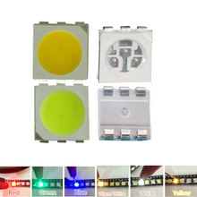 LED RGB SMD/SMT 1000, CHIP de PLCC-6 de baja potencia, 12-15 LM, 60MA, 5050 W, rojo, azul, verde, amarillo, blanco cálido, 0,2 Uds. 2024 - compra barato
