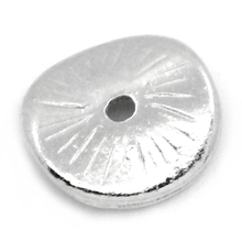 Спиральные круглые бусины DoreenBeads, тусклые серебристые, 10x9 мм, 100 шт. (B23387) 2024 - купить недорого