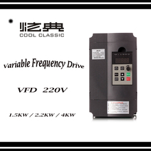 mini VFD Inverter 1.5KW/2.2KW/4KW  Frequency Converter ZW-AT1 ZW-BT1 3P 220V Output 2024 - buy cheap